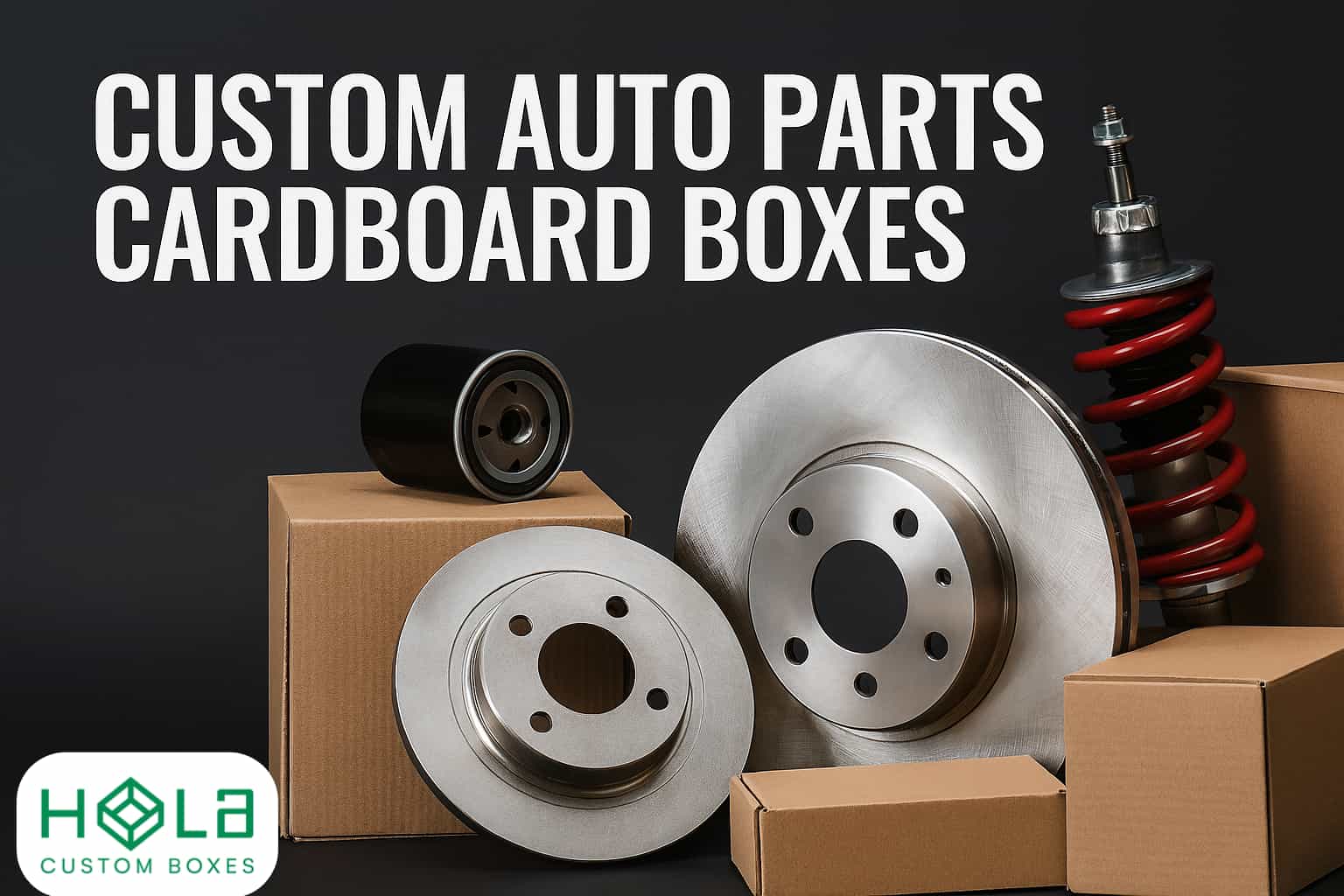custom auto parts packaging with logo wholesale